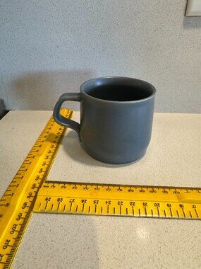 KINTO FOG COFFEE / TEA MUG (PREOWNED) MATTE FINISH / DARK GRAY